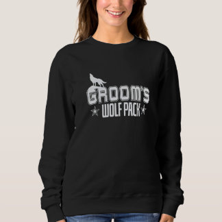 Junggesellenparty des Bräutigams Wolfpack Männer Sweatshirt