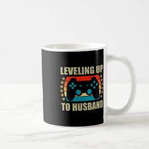 Junggesellenparty Leveln Up Zum Ehemann Bräutigam  Kaffeetasse