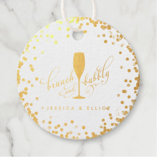 Junggesellinnen-Abschied Brunch & Bubbly Favor Geschenkanhänger