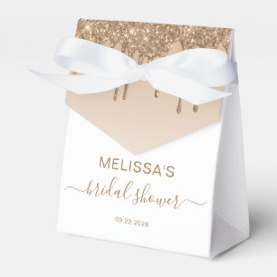 Junggesellinnen-Abschied Elegant Gold Glitter-Trop Geschenkschachtel