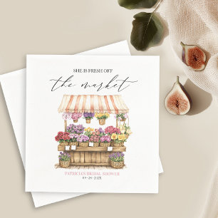 Junggesellinnen-Abschied Flower Shop Brautparty Serviette