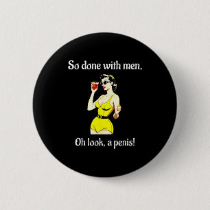 Junggesellinnen-Abschied Frauen Lustig Unangemesse Button