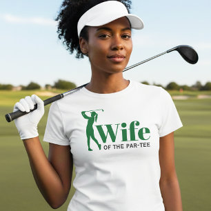 Junggesellinnen-Abschied Golf Ehefrau des Par-Tee T-Shirt