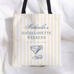 Junggesellinnen-Abschied im Retro-Style mit gelben Tasche