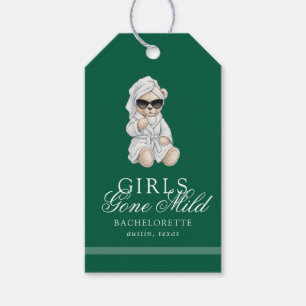 Junggesellinnen-Abschied mit Spa-Bär 'Girls Gone M Geschenkanhänger
