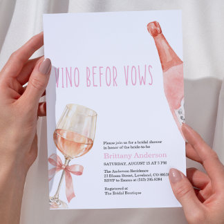 Junggesellinnen-Abschied mit Wein-Verkostung Einladung