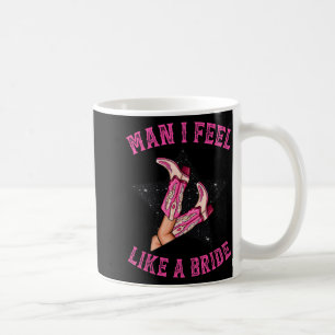 Junggesellinnen Abschied Rosa Cowgirl Stiefel Man Kaffeetasse