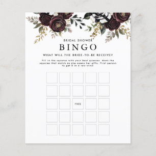 Junggesellinnen-Abschieds-Bingo-Spiel Flyer