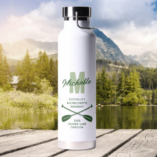 Junggesellinnen-Abschiedscamping mit Monogramm Trinkflasche