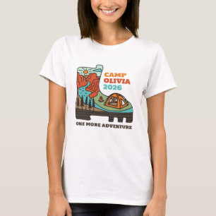 Junggesellinnen-Abschiedscamping-T-Shirt T-Shirt