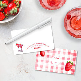 Junggesellinnen-Abschiedscocktail für die zukünfti Hinweiskarte
