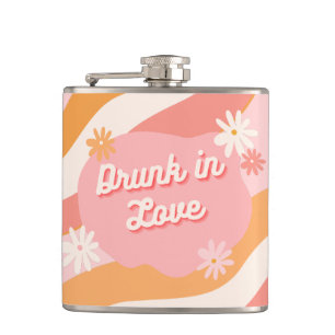 Junggesellinnen-Abschiedsgeschenk Retro Rosa Betru Flachmann