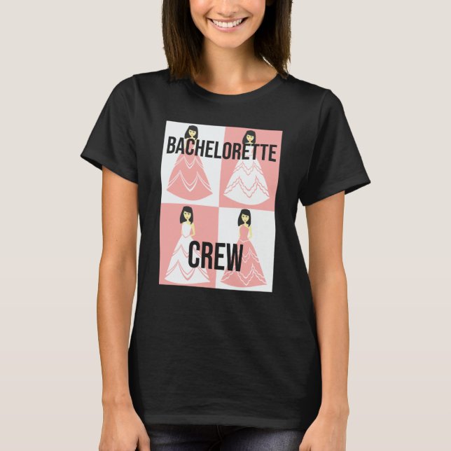 Junggesellinnen-Abschiedsparty Braut Abend Jungges T-Shirt (Vorderseite)
