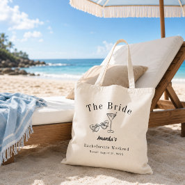 Junggesellinnen-Abschiedsparty Braut Strand Tragetasche