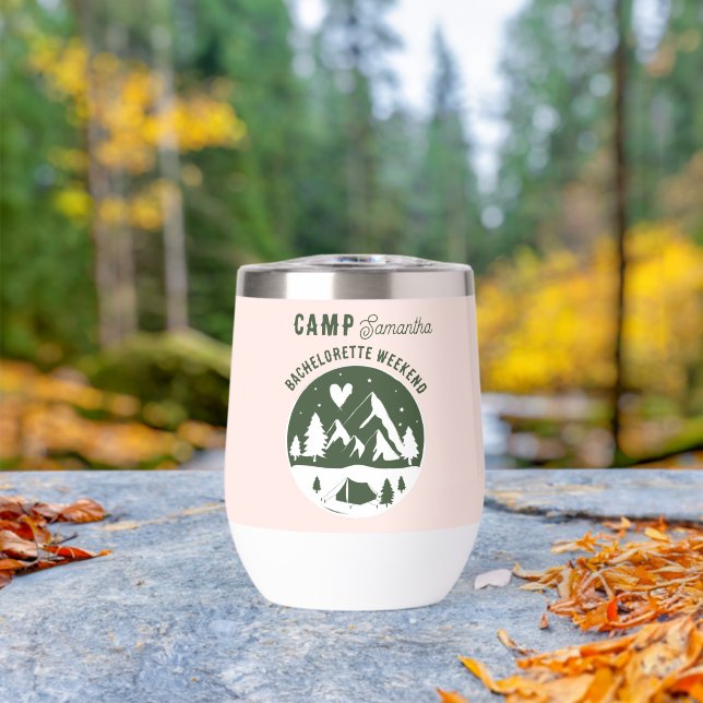 Junggesellinnen-Abschiedsparty Camping Bach Pink (Außenbereich (gedreht))