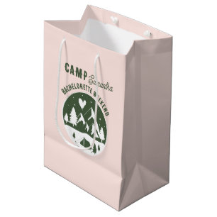 Junggesellinnen-Abschiedsparty Camping Bach Wochen Mittlere Geschenktüte