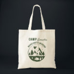 Junggesellinnen-Abschiedsparty Camping Bach-Wochen Tragetasche<br><div class="desc">Ein süßes handgezeichnetes Design mit Illustrationen im Thema Junggesellinnen-Camping. Dieses grüne und weiße Camp-Bach-Wochenende-Design ist ideal für Glamping-Camping-Junggesellinnen-Wochenenden,  Camping-Mädels-Trip-Junggesellinnen-Partys in den Bergen,  im Wald oder am See.</div>
