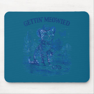 Junggesellinnen-Abschiedsparty Cowboy Cowgirl wird Mousepad