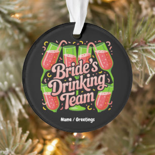 Junggesellinnen-Abschiedsparty-Design für das Trin Ornament