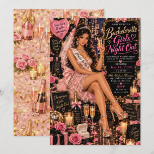 Junggesellinnen-Abschiedsparty Einladung