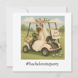 Junggesellinnen-Abschiedsparty für Katzenliebhaber Save The Date