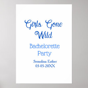 Junggesellinnen-Abschiedsparty Girls Gone Wild bla Poster