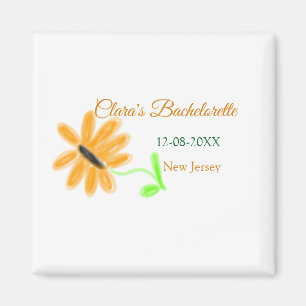 Junggesellinnen-Abschiedsparty Name Datum Ort Sonn Magnet