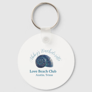 Junggesellinnen-Abschiedsparty Strandclub blaue Me Schlüsselanhänger
