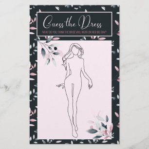 Junggesellinnen-Abschiedsspiel Rosa Navy Errate di Flyer