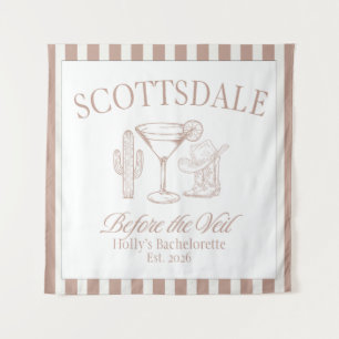 Junggesellinnen-Abschiedsteppich-Schild aus Scotts Wandteppich