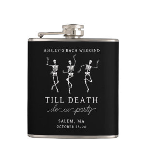 Junggesellinnen-Abschiedswoche Flask 'Bis der Tod  Flachmann