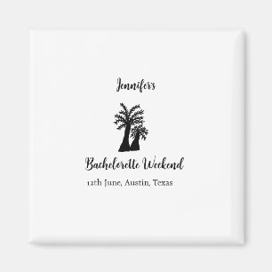 Junggesellinnen-Abschiedswoche Kokosnussholz-Klub Magnet