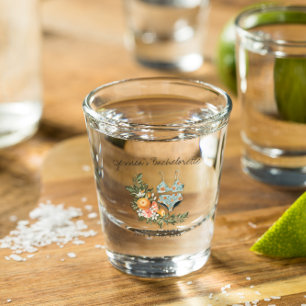 Junggesellinnen-Abschiedswochenende Gastgeschenk P Schnapsglas