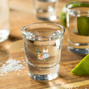 Junggesellinnen-Abschiedswochenende Gastgeschenk P Schnapsglas