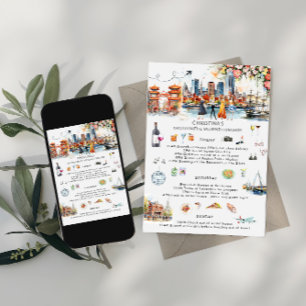 Junggesellinnen-Abschiedswochenende-Reiseplan   Bo Einladung