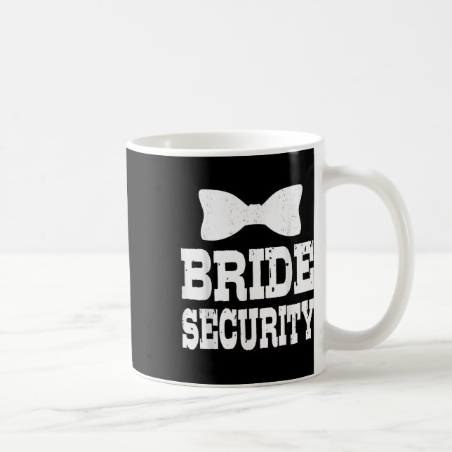Junggesellinnen-Braut-Sicherheit Lustige Kinder Ho Kaffeetasse (Rechts)