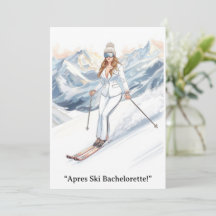 Junggesellinnen-Wochenende auf Skiern Braut auf de