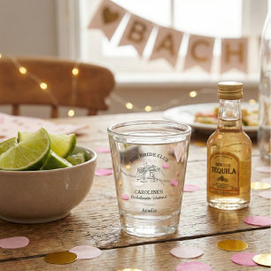 Junggesellinnen-Wochenende-Geschenk Name Schnapsglas