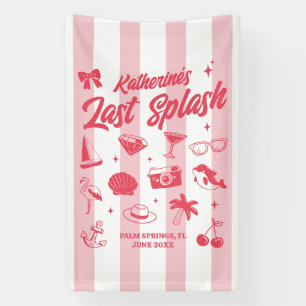 Junggesellinnenabschied am Strand Der letzte Sprit Banner