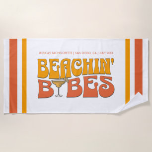 Junggesellinnenabschied am Strand Groovy Beach Bab Strandtuch