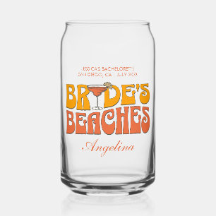 Junggesellinnenabschied am Strand Groovy Bride's B Dosenglas