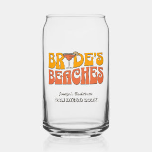 Junggesellinnenabschied am Strand Groovy Bride's S Dosenglas
