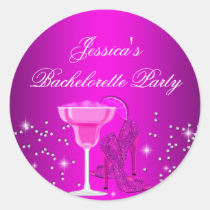 Junggesellinnenabschied Aufkleber Sparkle Cocktail