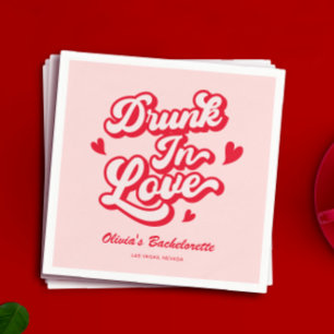 Junggesellinnenabschied - Betrunken in Love Serviette
