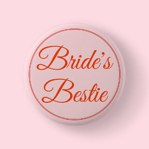 Junggesellinnenabschied Braut Brautjungfer Beste F Button