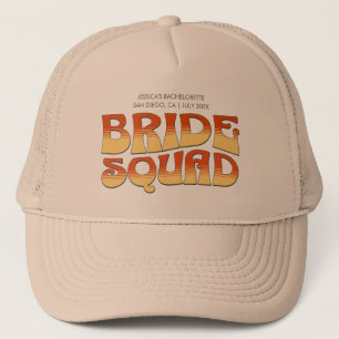 Junggesellinnenabschied Braut Squad Brautjungfer Truckerkappe