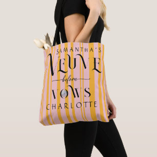 Junggesellinnenabschied Champagne Veuve vor Gelübd Tasche