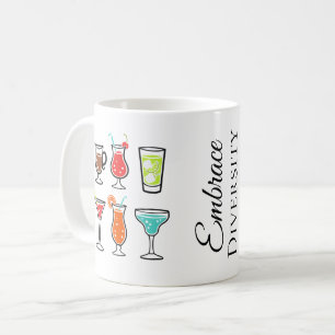 Junggesellinnenabschied Cocktails feiern Vielfalt Kaffeetasse