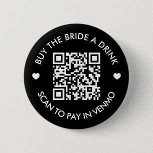 Junggesellinnenabschied Die Braut Kauft Ein QR Cod Button