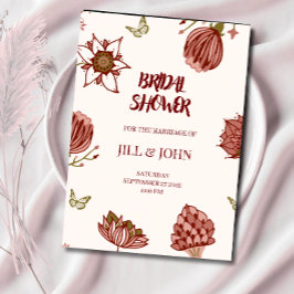 Junggesellinnenabschied-Einladung Hochzeit Botanis Einladung